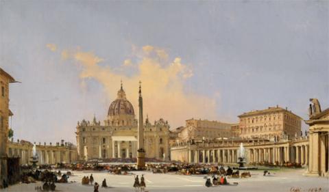 Benedizione papale a piazza San Pietro