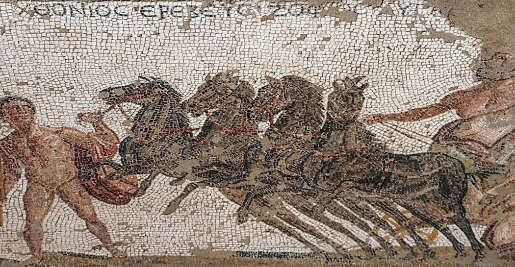 mosaico con il ratto di Persefone/Kore da un colombario della Via Portuense, Roma, Museo Centrale Montemartini mosaico con il ratto di Persefone/Kore da un colombario della Via Portuense, Roma, Museo Centrale Montemartini