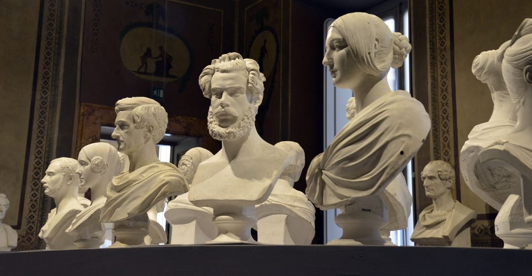 Busti in marmo Sala 14 del Museo di Roma
