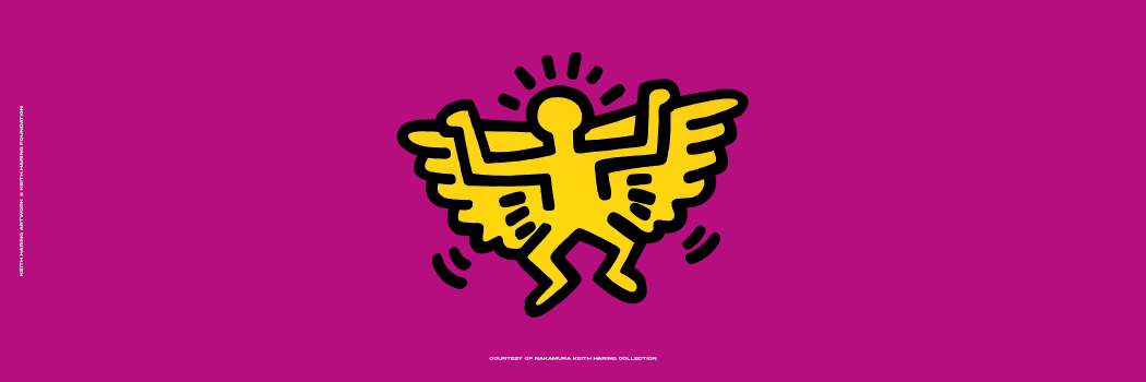 Keith Haring, Icons: Ascending Angel (1990) conosciuto anche come Flying Angel o semplicemente Angel