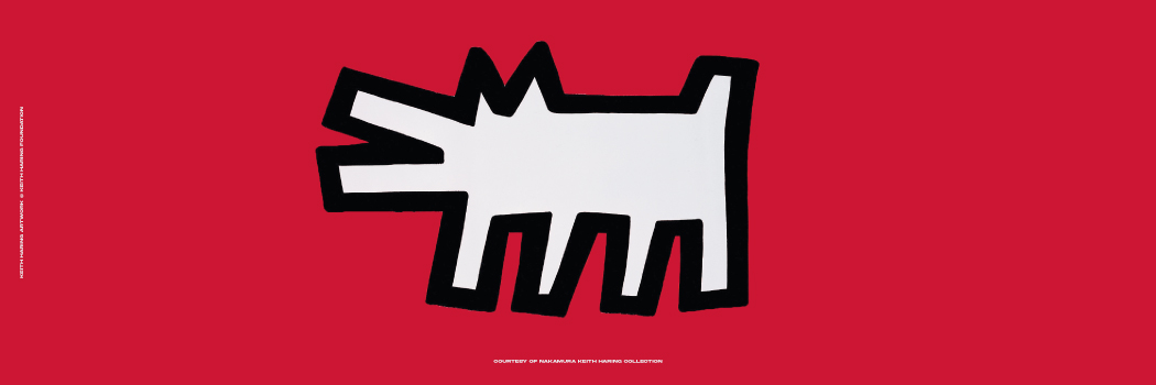 Keith Haring, Icons: Barking Dog (1990) Cane che abbaia