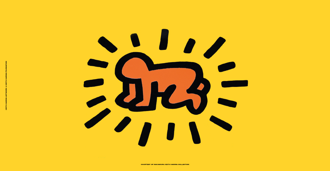 Keith Haring, Icons: Radiant Baby (1990)