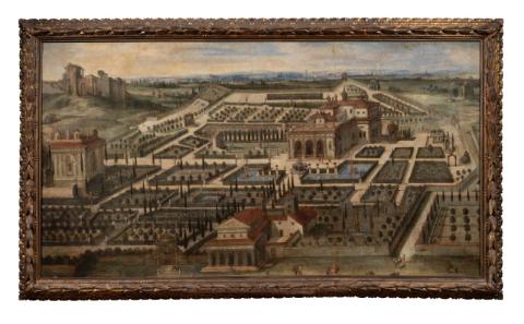 Joseph Heintz il Giovane, Villa Mattei Celimontana  1625 ca., olio su tela  © New York University (NYU), Acton Collection, Villa La Pietra, Florence  © Foto Giusti Claudio Firenze - Foto Paolo Tosi - Giorgio Misirlis