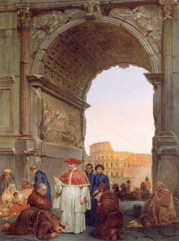 Gregorio XVI in visita ai Fori