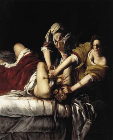 Giuditta che decapita Oloferne, 1620-1621 circa Olio su tela, 199 x 162,5 cm Firenze, Gallerie degli Uffizi